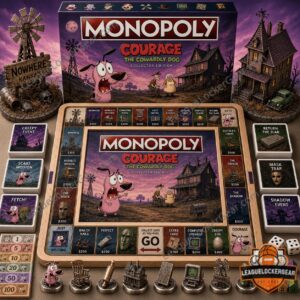 Courage the Cowardly Dog Monopoly Collector Edition board game with all components