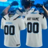 Detroit Lions DEFEND THE DEN Custom Football Jersey - front and back display