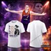 Diana Taurasi Phoenix Mercury Career Tribute Achievements T-Shirt - front and back display with player