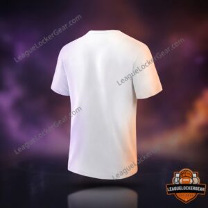 Diana Taurasi Phoenix Mercury Career Tribute Achievements T-Shirt - back view with player in orange and