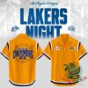 Dodgers and Lakers Lakers Night Hawaiian Shirt 2026 - front and back views