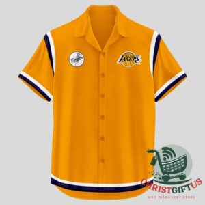 Dodgers and Lakers Lakers Night Hawaiian Shirt 2026 - photo 2