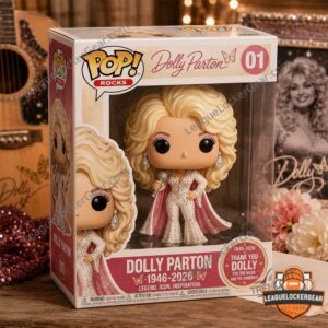 Dolly Parton 1946-2026 Memorial Funko Pop Figure - front boxed display