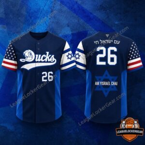 Long Island Ducks Jewish Heritage Night Baseball Jersey