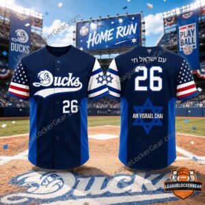Long Island Ducks Jewish Heritage Night Baseball Jersey