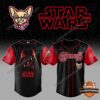 El Paso Chihuahuas Star Wars Darth Vader Dark Lord Crossover Baseball Jersey - front and back views