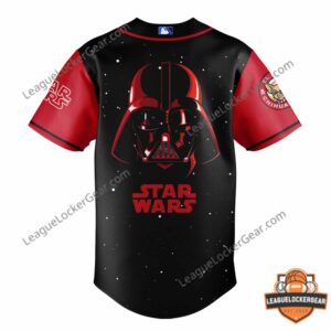 El Paso Chihuahuas Star Wars Darth Vader Dark Lord Crossover Baseball Jersey - photo 3