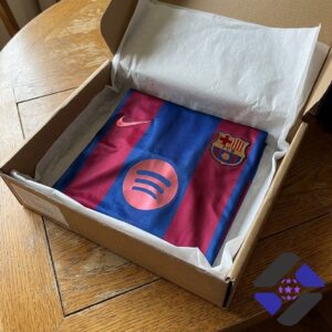 FC Barcelona Spider-Man Brand New Day 2026 Special Edition Football Jersey - front torso view