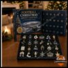 Football Christmas Advent Calendar 2026 - front packaging and open numbered compartments