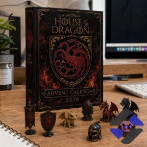 Game of Thrones House of the Dragon Advent Calendar 2026 - character figures close-up