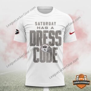 Georgia Bulldogs Saturday Has A Dress Code Whiteout Dawgs T-Shirt - photo 2