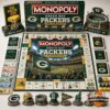 Green Bay Packers Monopoly Board Game - complete set laid out