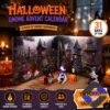 Halloween Gnomes 31 Surprises Advent Calendar - open calendar with gnomes and text overlay