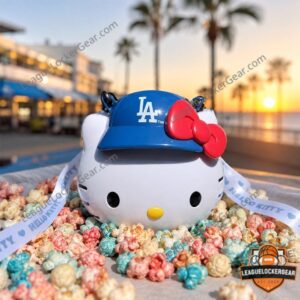 Hello Kitty Los Angeles Dodgers Popcorn Bucket