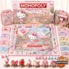Hello Kitty Monopoly 2026 Board Game - full set with game box, board, and pieces