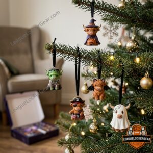 Highland Coo Halloween Haunt 2026 Spooky Figures Advent Calendar - top rows of collectible figures