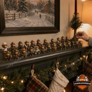 Highland Cow 2026 Careers Advent Calendar - complete display with calendar packaging