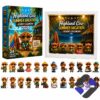 Highland Cow Summer Vacation Advent Calendar with display case and all figures