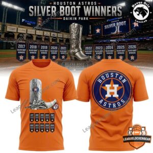 Houston Astros 2026 Silver Boot Series Winners T-Shirt
