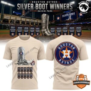 Houston Astros 2026 Silver Boot Series Winners T-Shirt