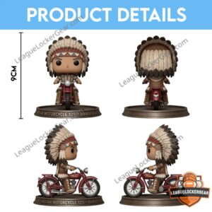 Indian Motorcycle 125th Anniversary Vintage Chief with Rider Funko Pop Vinyl Figure - collector's box front