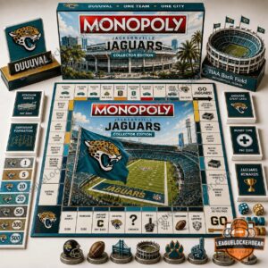 Jacksonville Jaguars Monopoly 2026 Board Game - full set with box and components