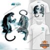 Jacksonville Jaguars Panthers vs. Jaguars Cat Fight Preseason Week 2 T-Shirt - graphic and product mockups