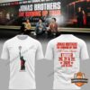 Jonas Brothers The Burning Up Tour All Over Again Live In NYC 2026 T-Shirt - front and back views