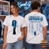 Karol G Tropitour World Tour 2026 3D T-Shirt - front and back views on models