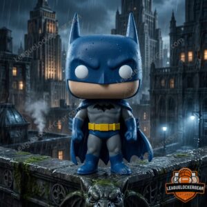 Kelley Jones DC Multiverse Batman Haunted Gotham Funko Pop - close-up of figure's head and box top