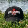 Lake Ontario Est. 1615 Canadian Lake Baseball Cap - front view