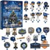Los Angeles Dodgers MLB Champions Advent Calendar 2026 with all collectible items displayed