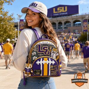 Louisiana State University Tigers Tiger Stadium Death Valley Backpack - photo 2