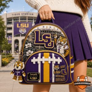 Louisiana State University Tigers Tiger Stadium Death Valley Backpack - photo 3