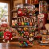 M&M's Colorful Chocolate Tumbler With Plush Toy - full product view