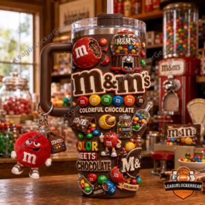 M&M's Colorful Chocolate Tumbler With Plush Toy - full product view