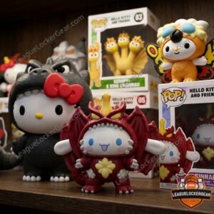 Hello Kitty and Friends Funko Pop figures - Kuromi as Kiryu and Kuromi as Minya