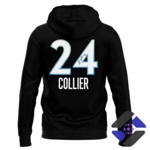 Minnesota Lynx Napheesa Collier Queen of the Court Hoodie - players wearing front design and rear mockup