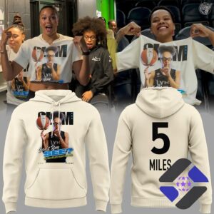 Minnesota Lynx Olivia Miles Can't You See Wants It All 5 Hoodie - collage with players wearing crop tops and