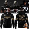 Missouri Tigers Football 100th Anniversary Hoodie - front and back views with football players