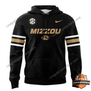 Missouri Tigers Football 100th Anniversary Hoodie - front view with player wearing jersey number 13