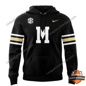 Mizzou Football Special 100th Anniversary Edition Uniforms Hoodie - front detail with players