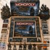 Monopoly Pirates of the Caribbean Collector Edition Board Game - front view with board, cards, miniatures