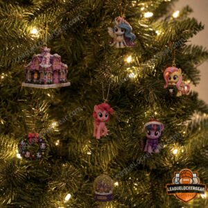 My Little Pony 2026 Advent Calendar - close-up of various pony figurines on shelves
