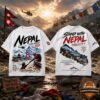 Nepal Flood Relief 2026 Stand With Nepal T-Shirt - front and back views