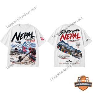 Nepal Flood Relief 2026 Stand With Nepal T-Shirt - photo 3
