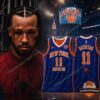 New York Knicks Jalen Brunson Spider-Man Basketball Jersey