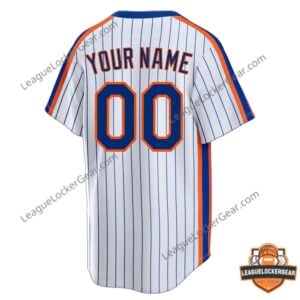 New York Mets Cooperstown Collection Custom Baseball Jersey