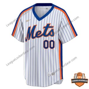 New York Mets Cooperstown Collection Custom Baseball Jersey
