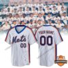 New York Mets Cooperstown Collection Custom Baseball Jersey